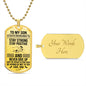 To My Son | Dog Tag