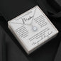 Gift for Mom | You did all you could just to make my life was good | I Love you with all my heart-| Premium 14K White Gold Finish Eternal hope Necklace | Meaningful Mother's Day Gift | Gift Idea for Mom | Birthday gift for mom