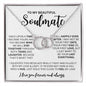 To My Beautiful Soulmate | Perfect Pair Necklace