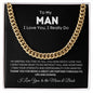 To My Man | Cuban Link Chain