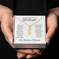 Granddaughter | Personalized vertical name necklace