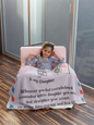 30x40 To My Daughter/ Granddaughter Personalize | Minky Blanket