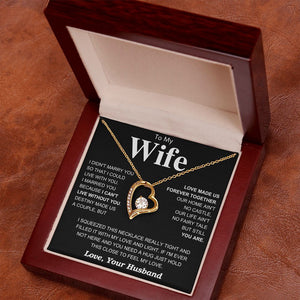 To My Wife - Forever Together - Forever Love Necklace