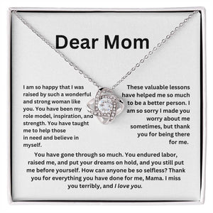 Dear Mom ❤️ Forever Love knot