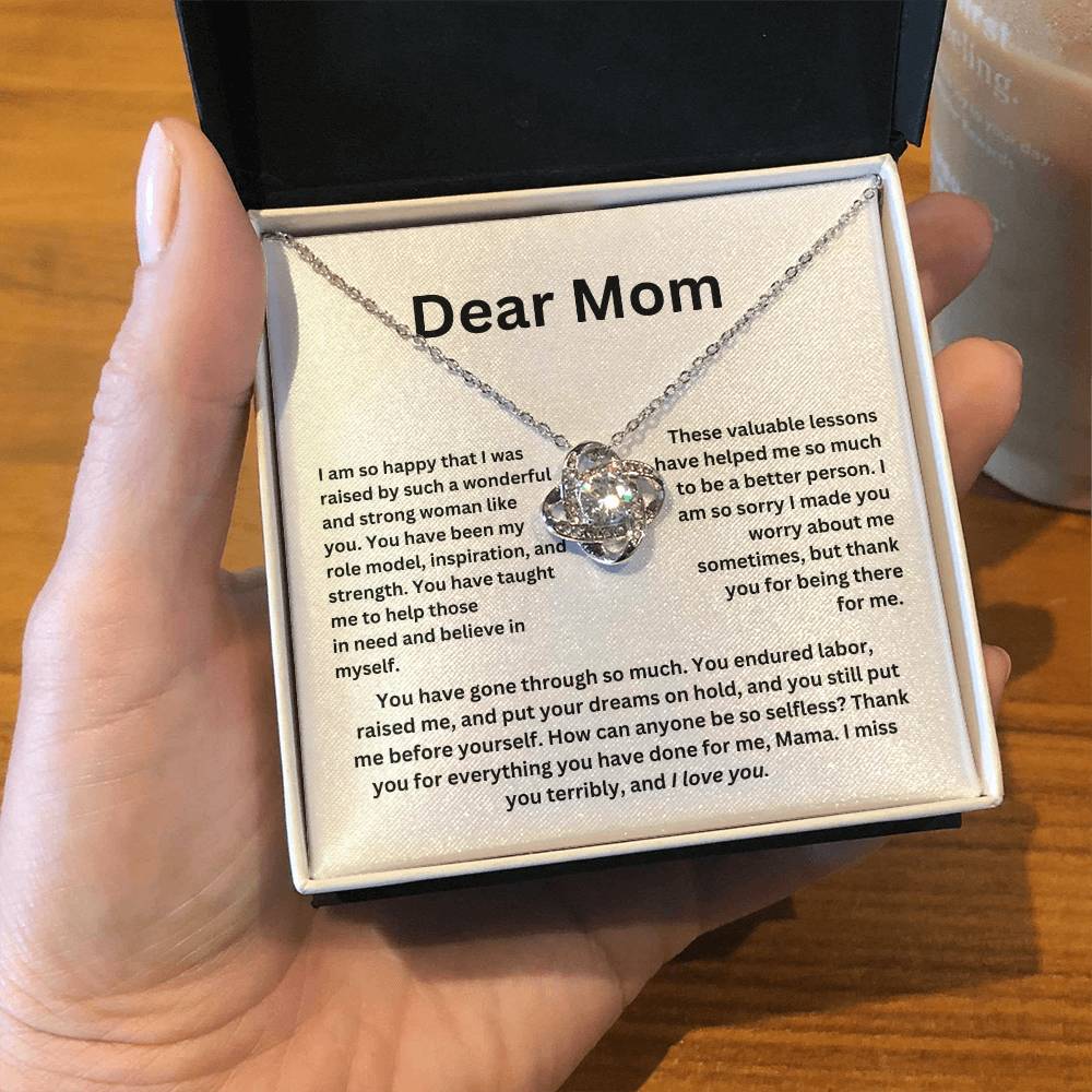 Dear Mom ❤️ Forever Love knot