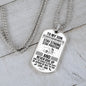To My Son | Dog Tag