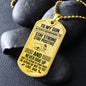 To My Son | Dog Tag