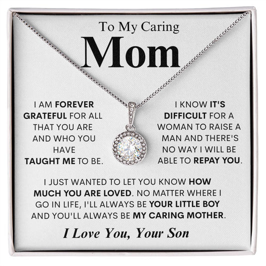 To My Caring Mom | Eternal Hope Necklace