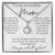 Gift for Mom | You did all you could just to make my life was good | I Love you with all my heart-| Premium 14K White Gold Finish Eternal hope Necklace | Meaningful Mother's Day Gift | Gift Idea for Mom | Birthday gift for mom