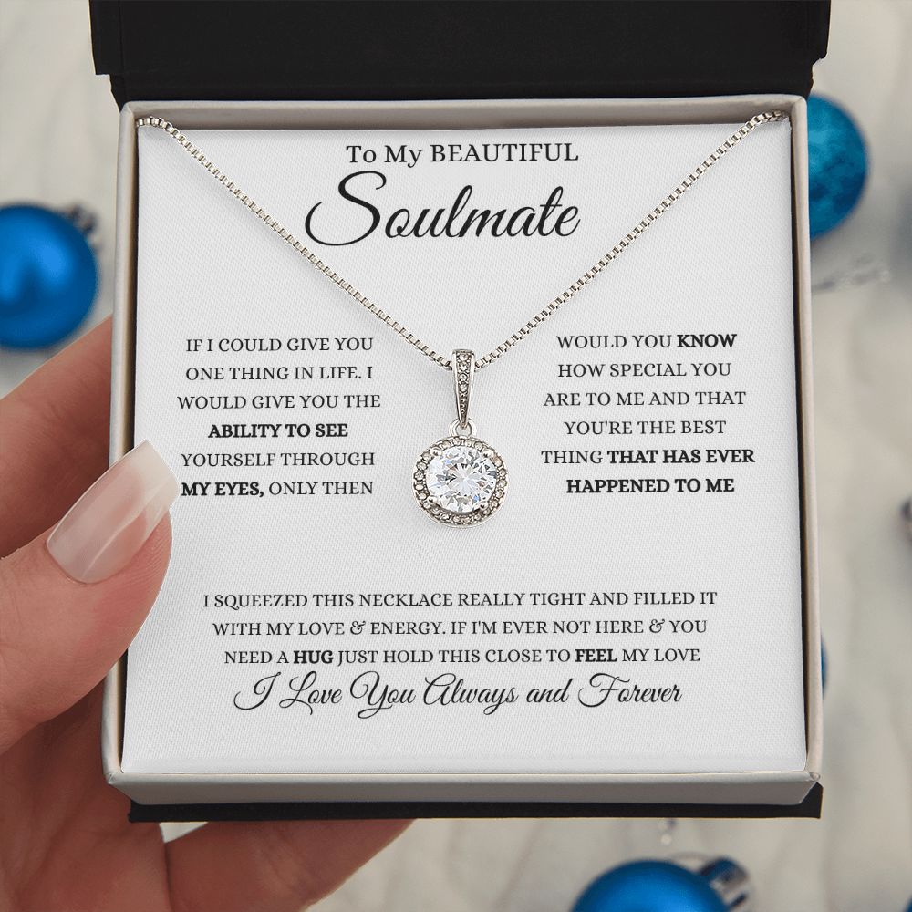 To My Beautiful Soulmate | Eternal Hope Necklace