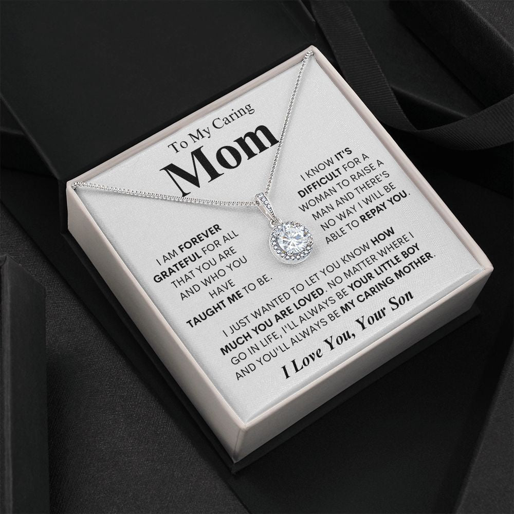 To My Caring Mom | Eternal Hope Necklace