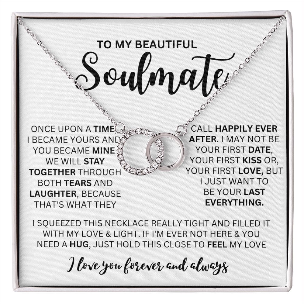 To My Beautiful Soulmate | Perfect Pair Necklace