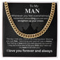 To My Man | Cuban Link Chain