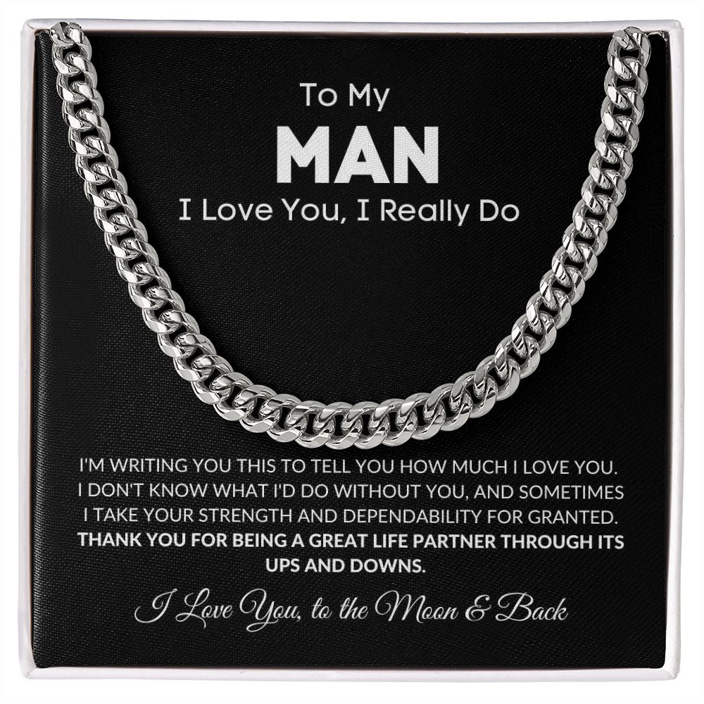 To My Man | Cuban Link Chain