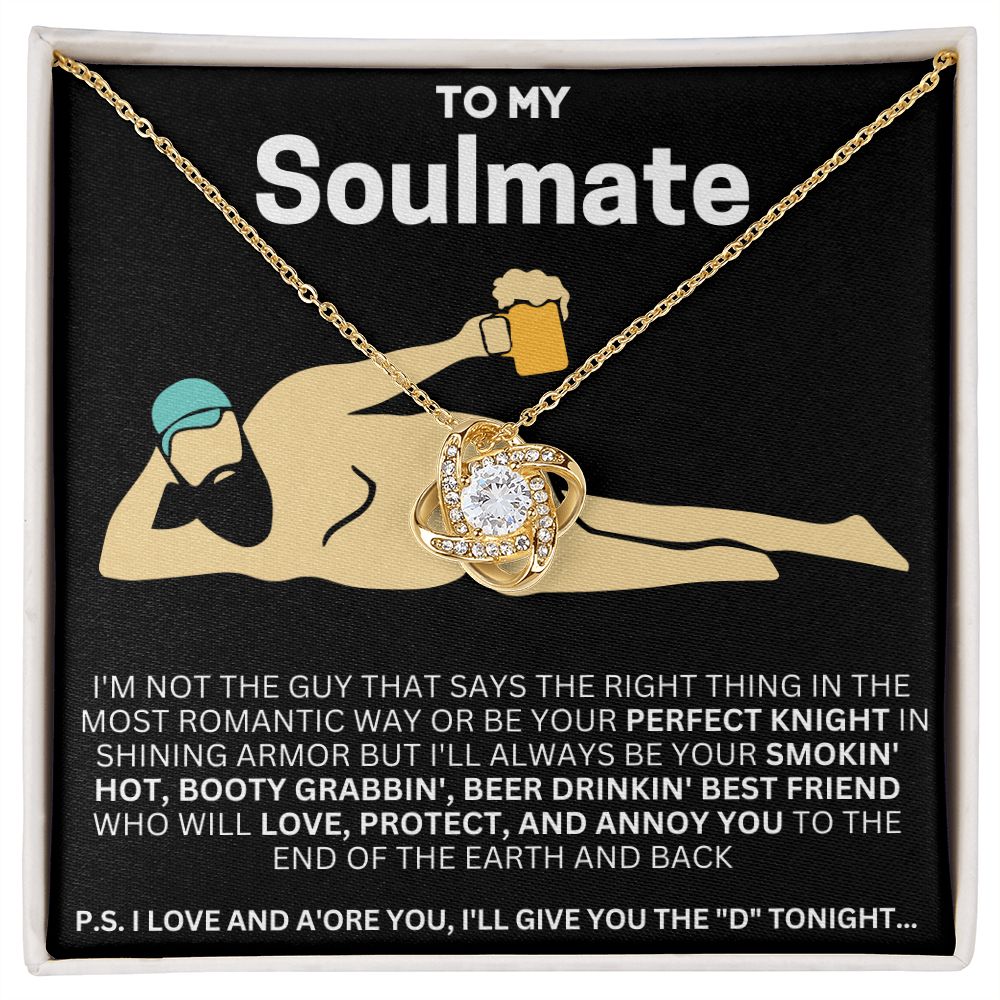 To My Soulmate... | Premium Love Knot Necklace