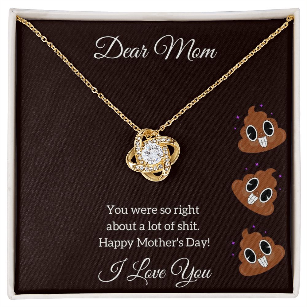 Dear Mom | Mothers day Love knot