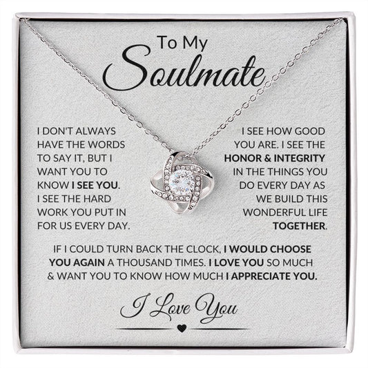 To My Soulmate | Love Knot
