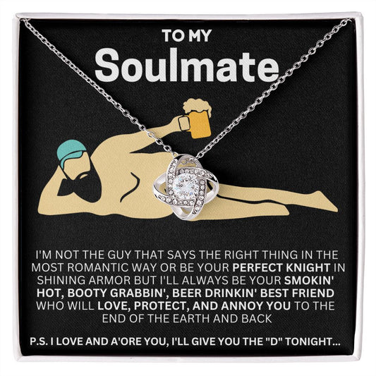 To My Soulmate... | Premium Love Knot Necklace