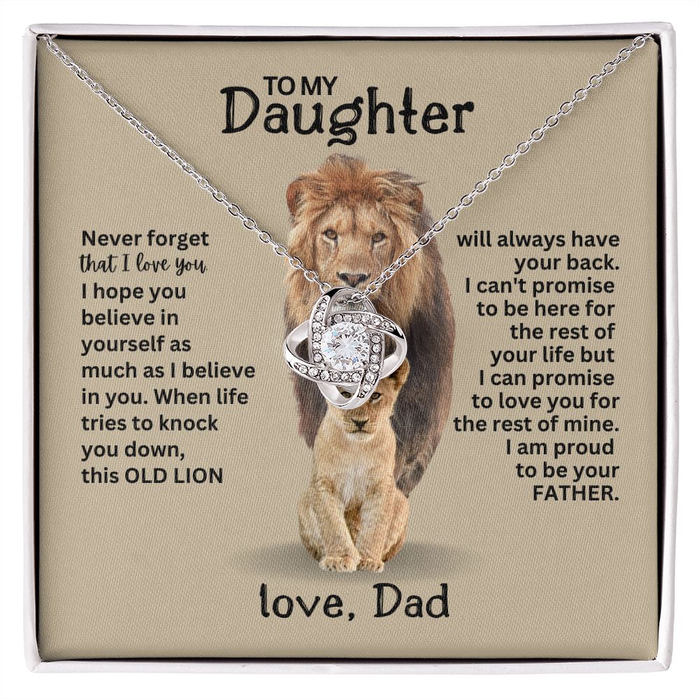 To My Daughter | Love knot