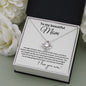 Gift for Mom | Through Triumph, Tears, and All Life's Fear -|Premium 14K White Gold Finish Love Knot Necklace | Meaningful Mother's Day Gift | Gift Idea for Mom | Birthday gift for mom