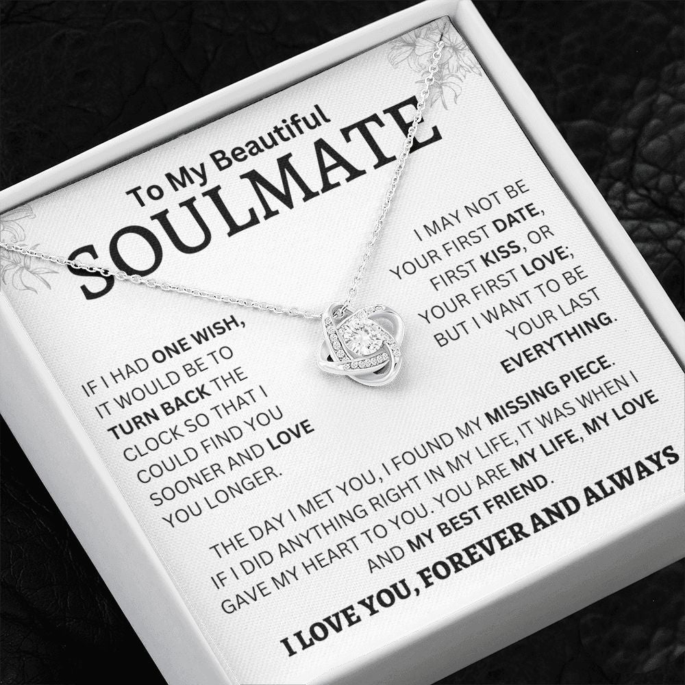 [ALMOST SOLD OUT] Beautiful Soulmate | Love You | Love Knot Necklace