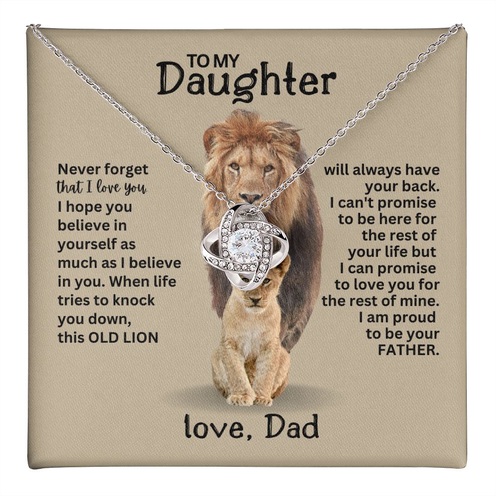 To My Daughter | Love knot
