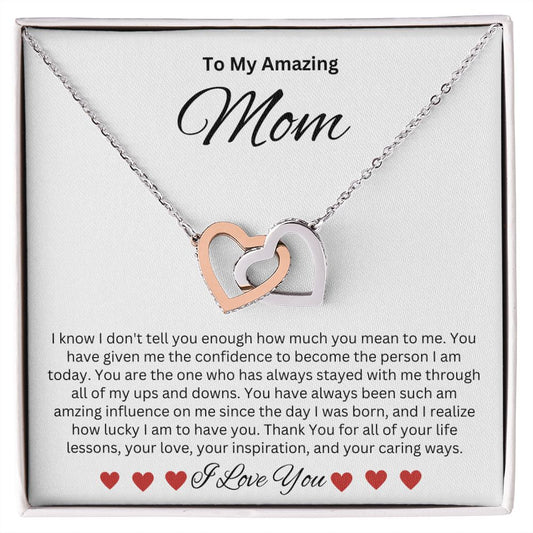 To My Amazing Mom | Interlocking Heart