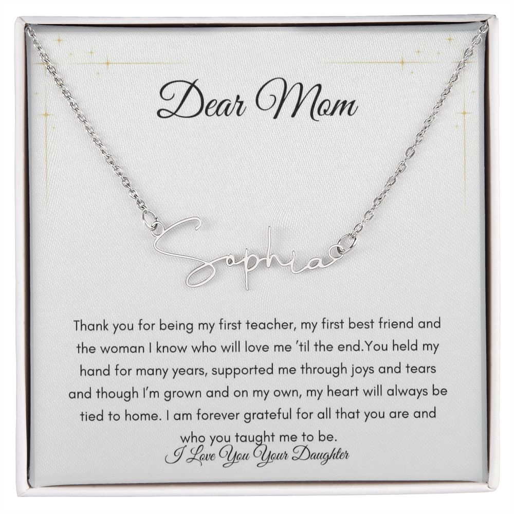 Dear Mom | Mothers day