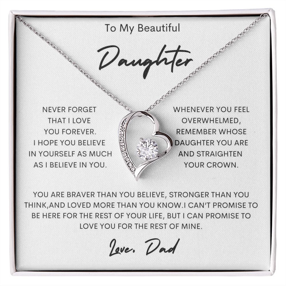 To My Daughter | Forever Love Necklace