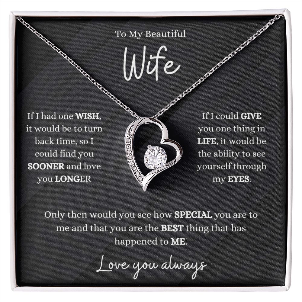 To My Beautiful | Forever Love Necklace
