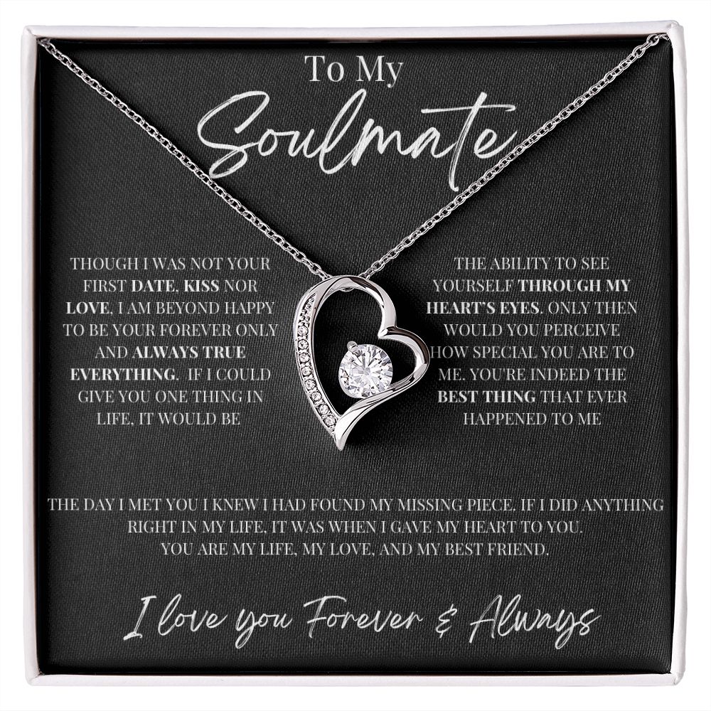 To My Soulmate | Forever Love Necklace