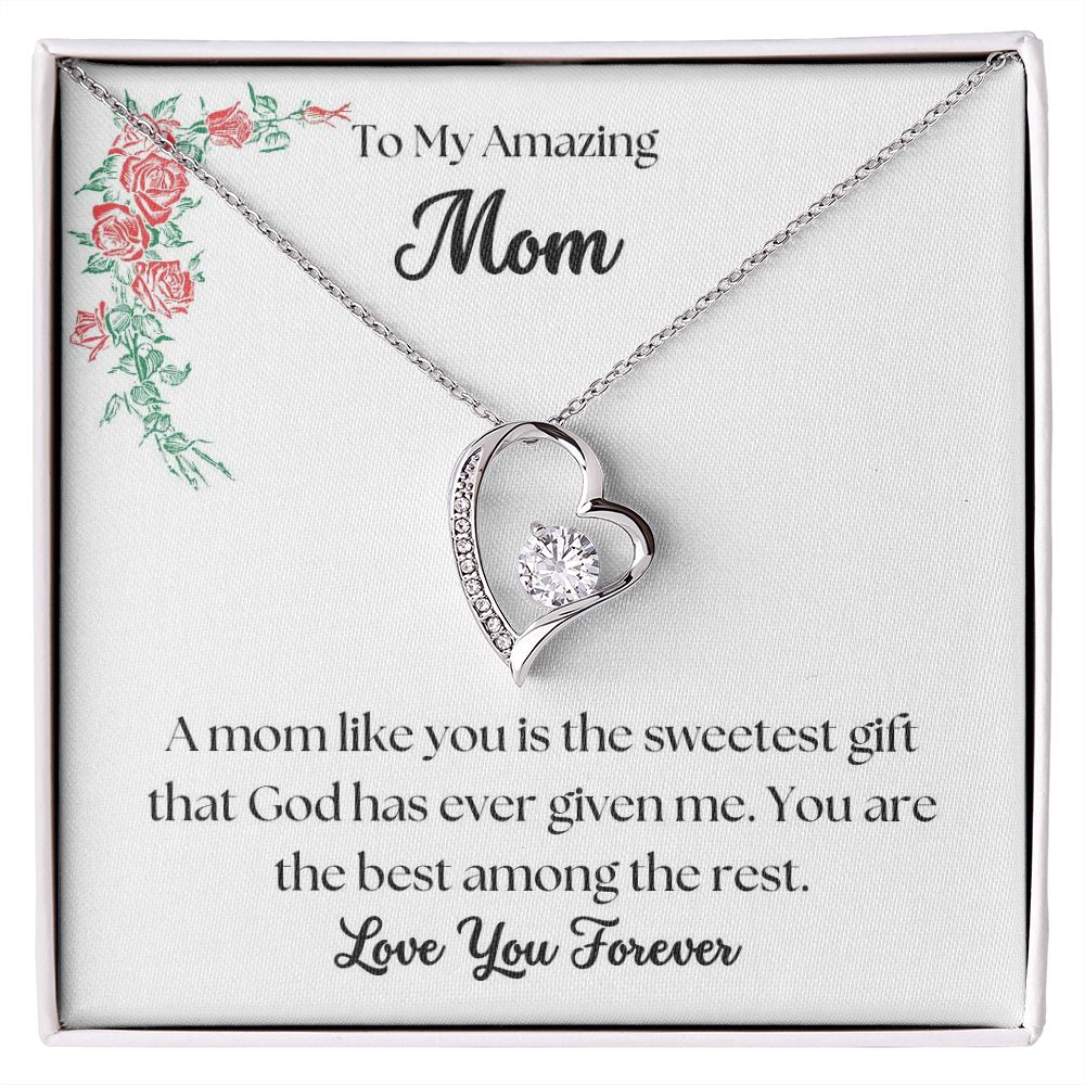 To My Amazing Mom | Forever Love Necklace