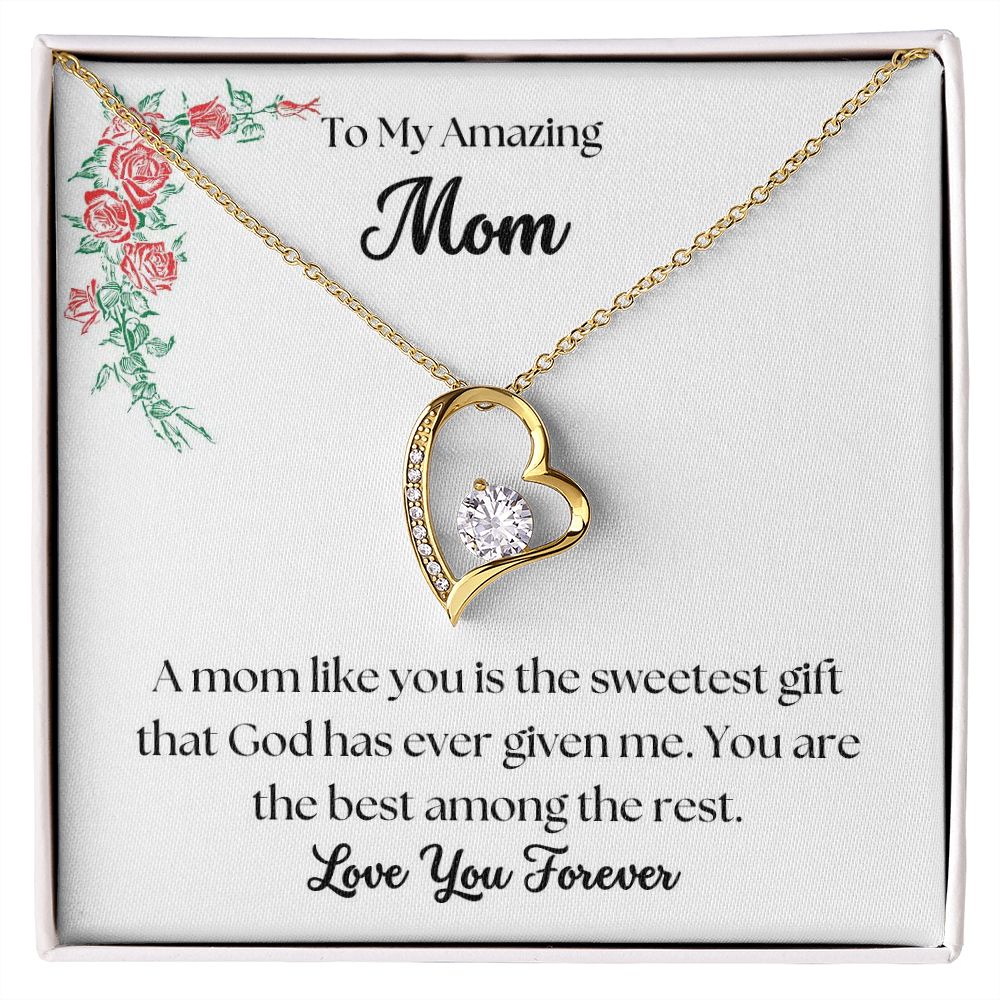 To My Amazing Mom | Forever Love Necklace