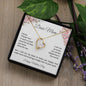 To My Mom | Thank You - Forever Love Necklace